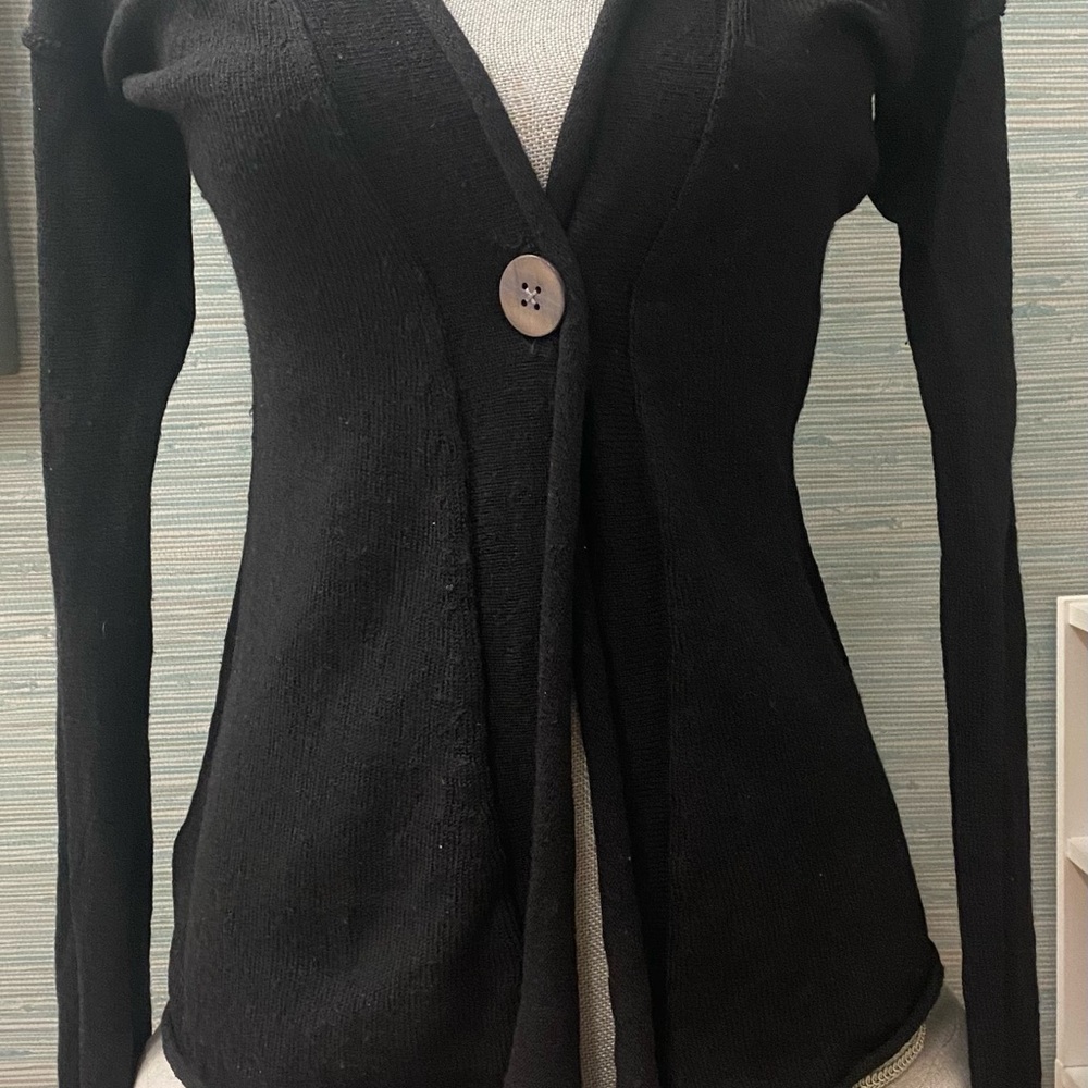 Banana Republic Black Open Front Women's Cardigan